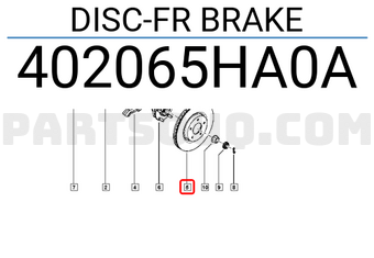 Renault 402065HA0A DISC-FR BRAKE