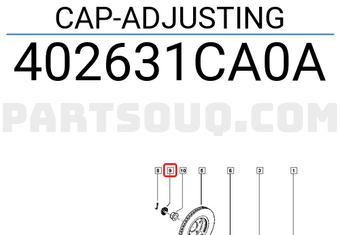 Renault 402631CA0A CAP-ADJUSTING