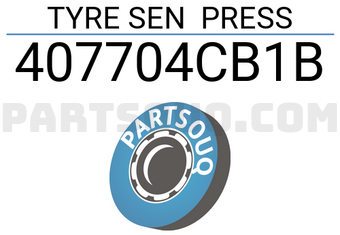 Renault 407704CB1B TYRE SEN PRESS