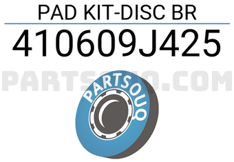 Renault 410609J425 PAD KIT-DISC BR