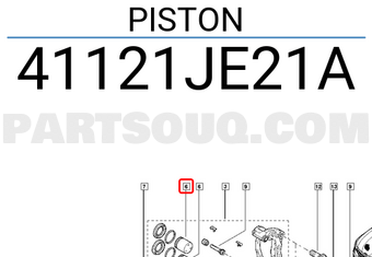 Renault 41121JE21A PISTON