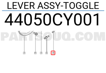Renault 44050CY001 LEVER ASSY-TOGGLE