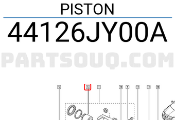Renault 44126JY00A PISTON