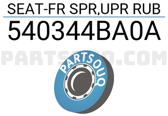 Renault 540344BA0A SEAT-FR SPR,UPR RUB