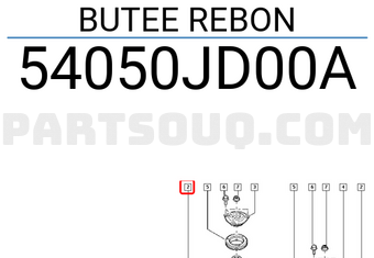 Renault 54050JD00A BUTEE REBON