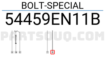 Renault 54459EN11B BOLT-SPECIAL
