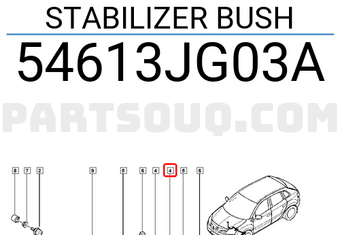Renault 54613JG03A STABILIZER BUSH