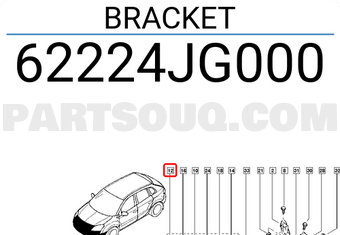 Renault 62224JG000 BRACKET