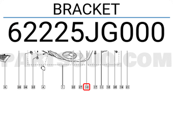 Renault 62225JG000 BRACKET