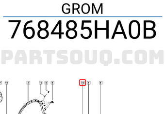 Renault 768485HA0B GROM