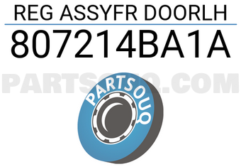 Renault 807214BA1A REG ASSYFR DOORLH