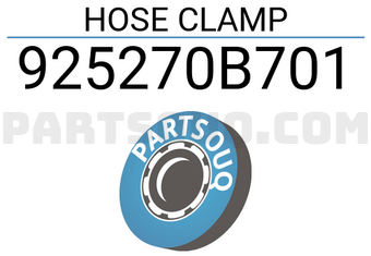 Renault 925270B701 HOSE CLAMP