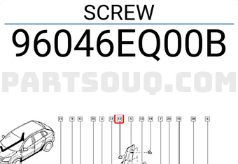 Renault 96046EQ00B SCREW