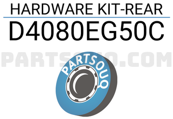 Renault D4080EG50C HARDWARE KIT-REAR