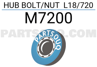 SANKEI M7200 HUB BOLT/NUT L18/720