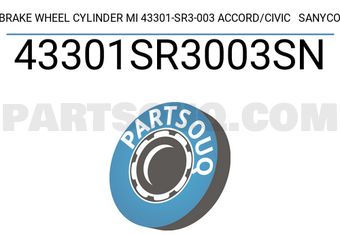 SANYCO 43301SR3003SN BRAKE WHEEL CYLINDER MI 43301-SR3-003 ACCORD/CIVIC SANYCO
