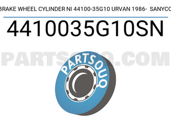 SANYCO 4410035G10SN BRAKE WHEEL CYLINDER NI 44100-35G10 URVAN 1986- SANYCO