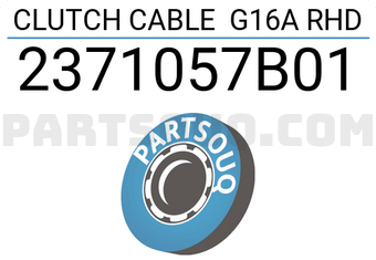 SBK 2371057B01 CLUTCH CABLE G16A RHD
