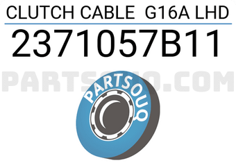 SBK 2371057B11 CLUTCH CABLE G16A LHD