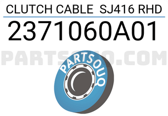 SBK 2371060A01 CLUTCH CABLE SJ416 RHD