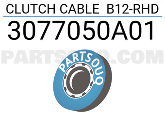 SBK 3077050A01 CLUTCH CABLE B12-RHD