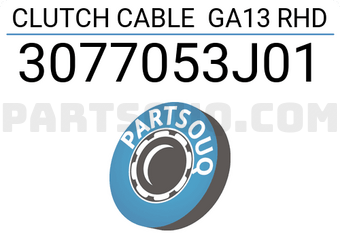 SBK 3077053J01 CLUTCH CABLE GA13 RHD