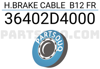 SBK 36402D4000 H.BRAKE CABLE B12 FR