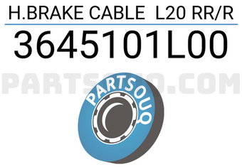 SBK 3645101L00 H.BRAKE CABLE L20 RR/R