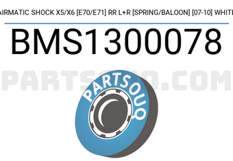SCHNIEDER BMS1300078 AIRMATIC SHOCK X5/X6 [E70/E71] RR L+R [SPRING/BALOON] [07-10] WHITE