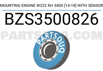 SCHNIEDER BZS3500826 قاعدة محرك W222 يمين S400 [14-18] مع حساس