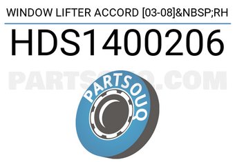 SCHNIEDER HDS1400206 WINDOW LIFTER ACCORD [03-08]&nbsp;RH