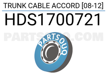 SCHNIEDER HDS1700721 TRUNK CABLE ACCORD [08-12]