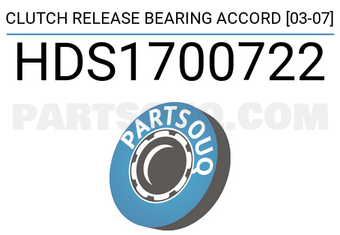 SCHNIEDER HDS1700722 CLUTCH RELEASE BEARING ACCORD [03-07]