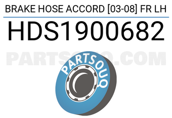 SCHNIEDER HDS1900682 BRAKE HOSE ACCORD [03-08] FR LH