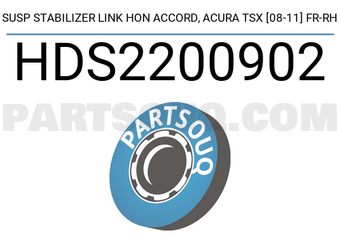 SCHNIEDER HDS2200902 SUSP STABILIZER LINK HON ACCORD, ACURA TSX [08-11] FR-RH