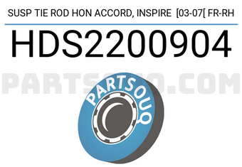 SCHNIEDER HDS2200904 SUSP TIE ROD HON ACCORD, INSPIRE [03-07[ FR-RH