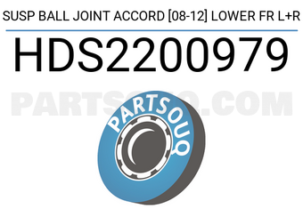 SCHNIEDER HDS2200979 SUSP BALL JOINT ACCORD [08-12] LOWER FR L+R