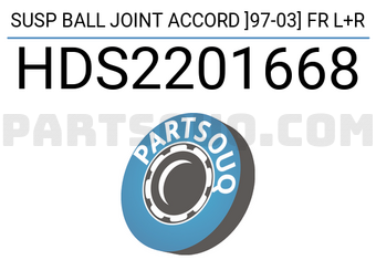 SCHNIEDER HDS2201668 SUSP BALL JOINT ACCORD ]97-03] FR L+R