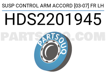 SCHNIEDER HDS2201945 SUSP CONTROL ARM ACCORD [03-07] FR LH