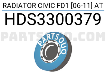 SCHNIEDER HDS3300379 RADIATOR CIVIC FD1 [06-11] AT