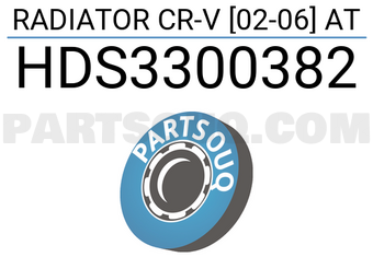 SCHNIEDER HDS3300382 RADIATOR CR-V [02-06] AT