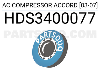 SCHNIEDER HDS3400077 AC COMPRESSOR ACCORD [03-07]