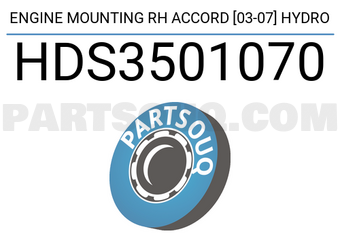 SCHNIEDER HDS3501070 ENGINE MOUNTING RH ACCORD [03-07] HYDRO