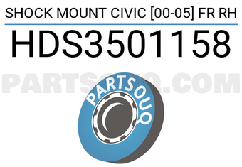 SCHNIEDER HDS3501158 SHOCK MOUNT CIVIC [00-05] FR RH