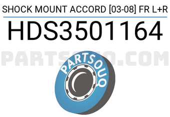 SCHNIEDER HDS3501164 SHOCK MOUNT ACCORD [03-08] FR L+R