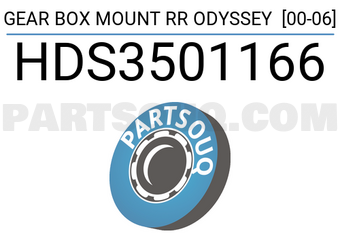 SCHNIEDER HDS3501166 GEAR BOX MOUNT RR ODYSSEY [00-06]