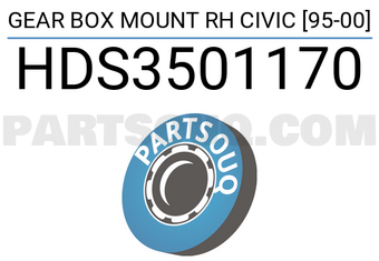 SCHNIEDER HDS3501170 GEAR BOX MOUNT RH CIVIC [95-00]