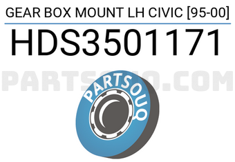 SCHNIEDER HDS3501171 GEAR BOX MOUNT LH CIVIC [95-00]