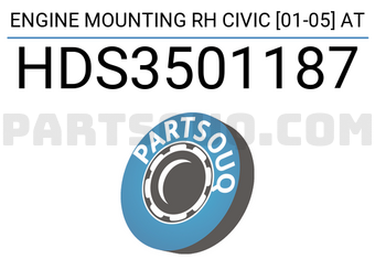 SCHNIEDER HDS3501187 ENGINE MOUNTING RH CIVIC [01-05] AT