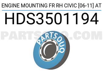 SCHNIEDER HDS3501194 ENGINE MOUNTING FR RH CIVIC [06-11] AT